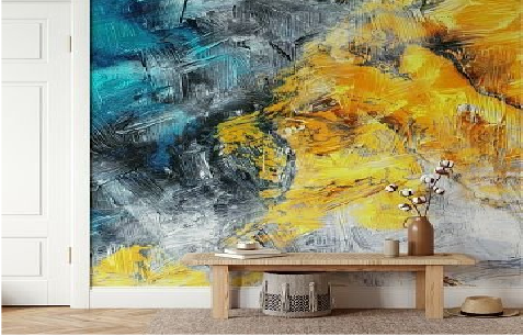 光泽墙面油画如何保养?