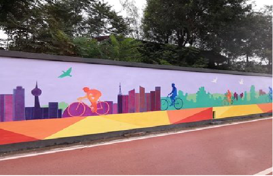 光泽墙体彩绘-围墙