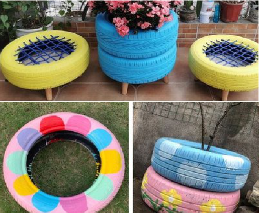 光泽墙体彩绘-变废为宝