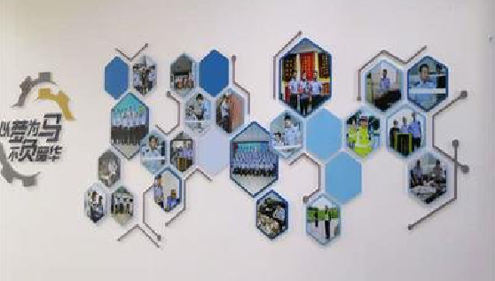 光泽文化墙最常见的做法。