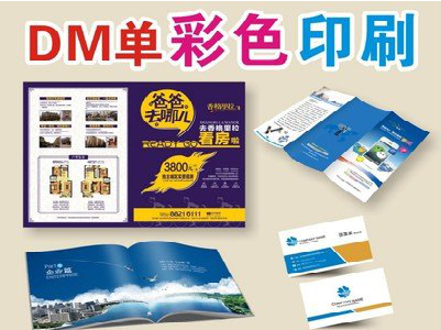 光泽单页印刷，色彩搭配简单。