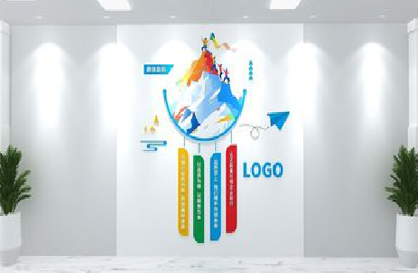 光泽公司企业形象墙的工艺材料有哪些？